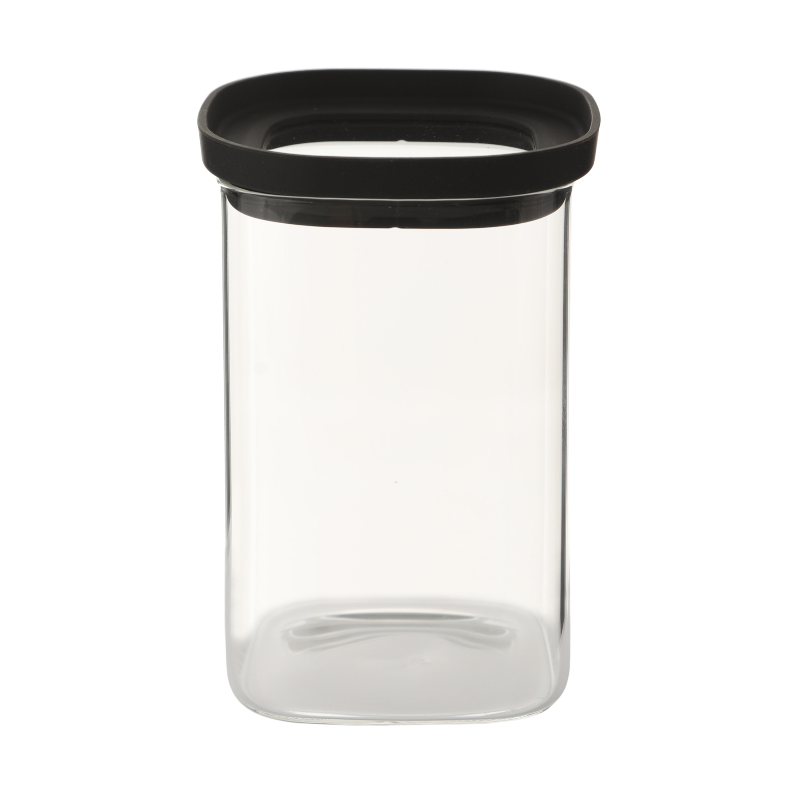 KARE CAM KAVANOZ SİLİKON-CAM KAPAK 1200 ML