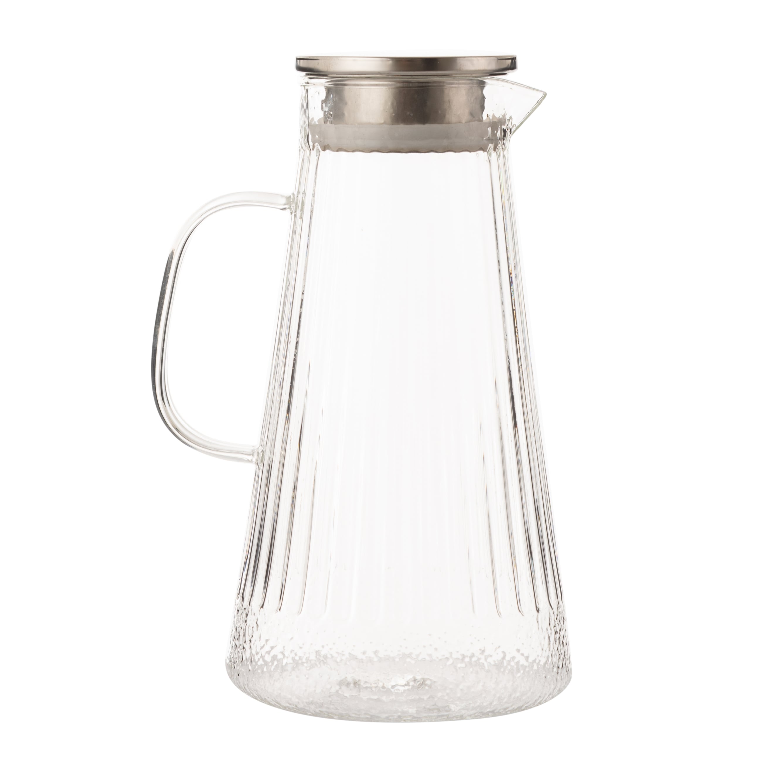 METAL KAPAKLI CAM SÜRAHI 1800 ML