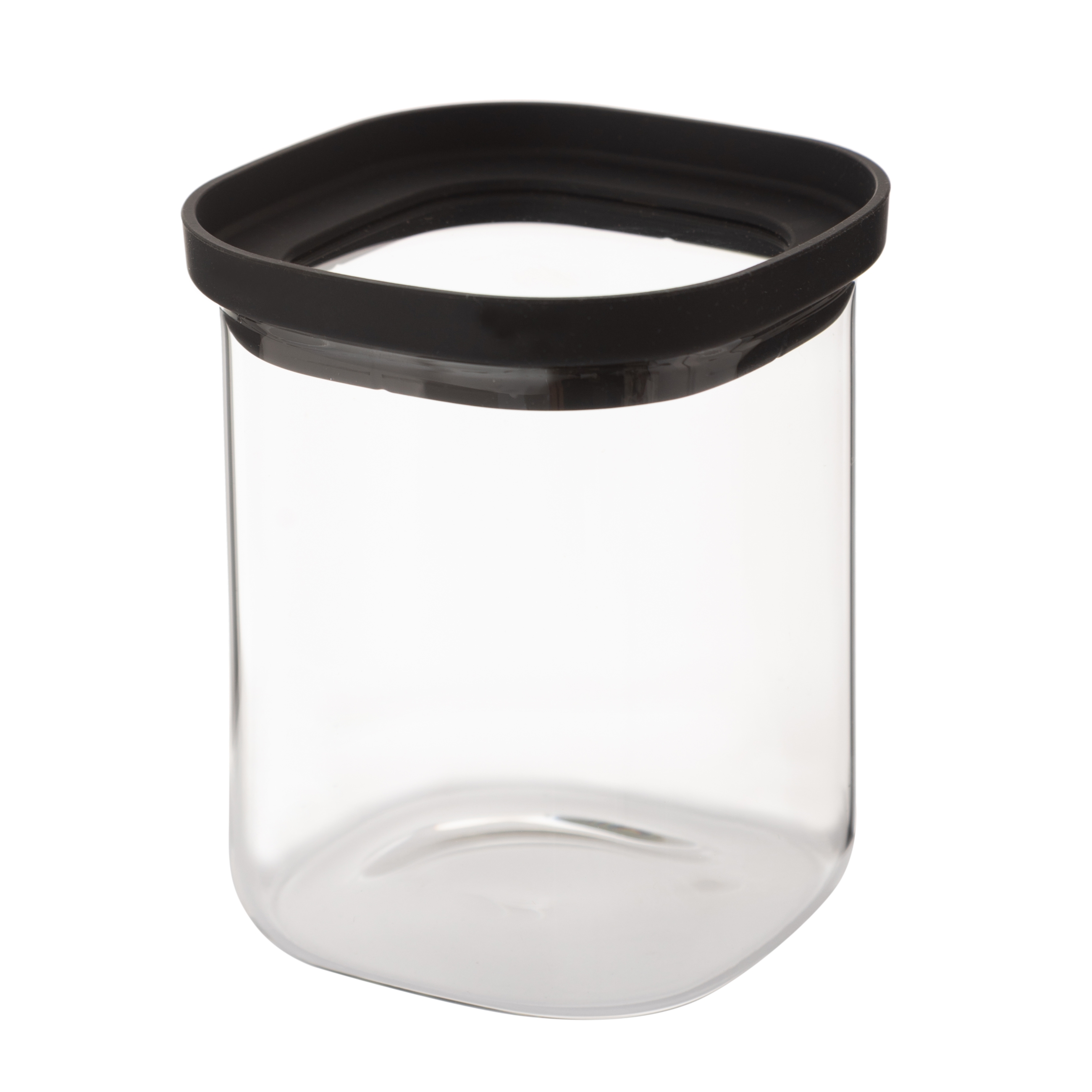 KARE CAM KAVANOZ SİLİKON-CAM KAPAK 900 ML