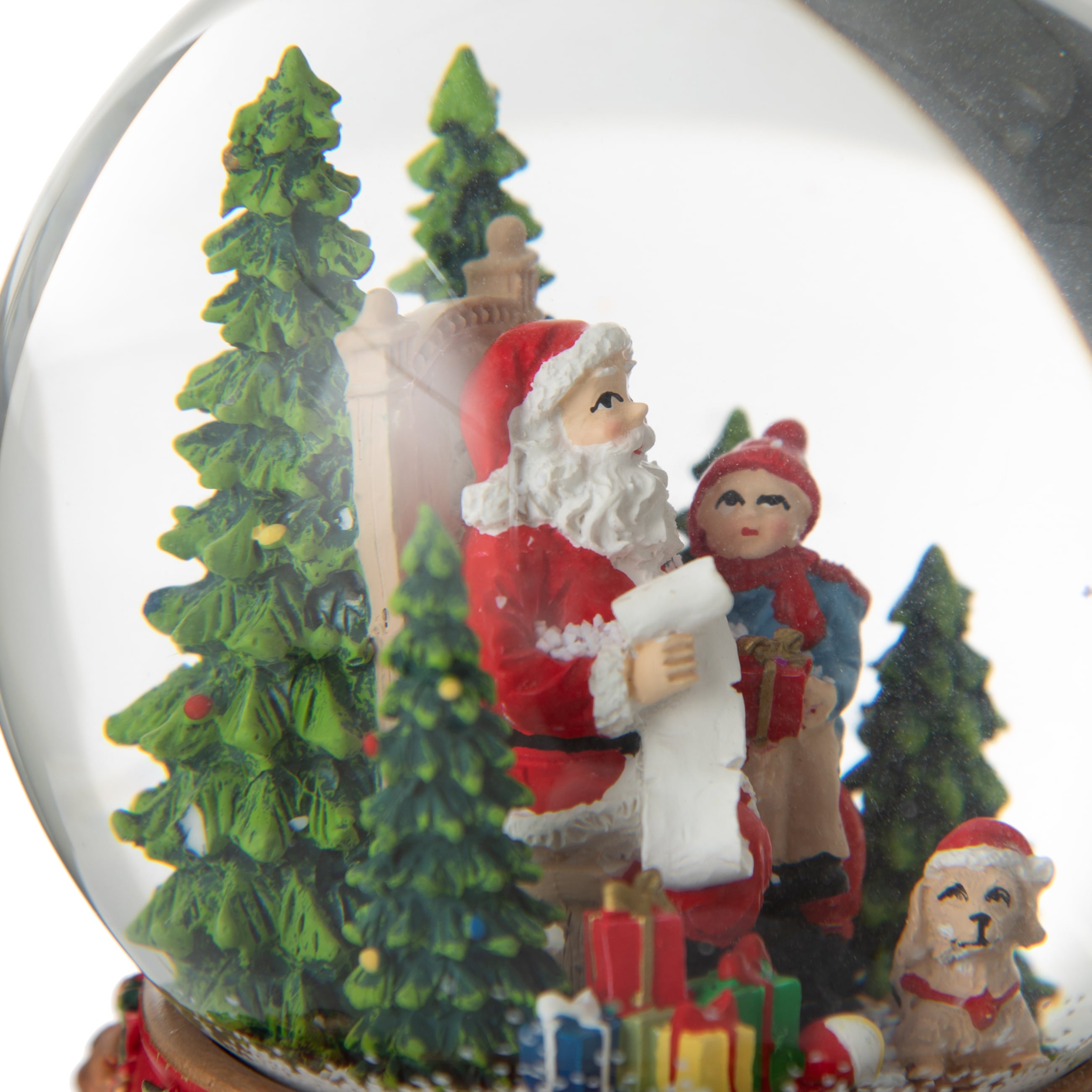MÜZİKLİ NOEL BABA KAR KÜRESİ 12 CM