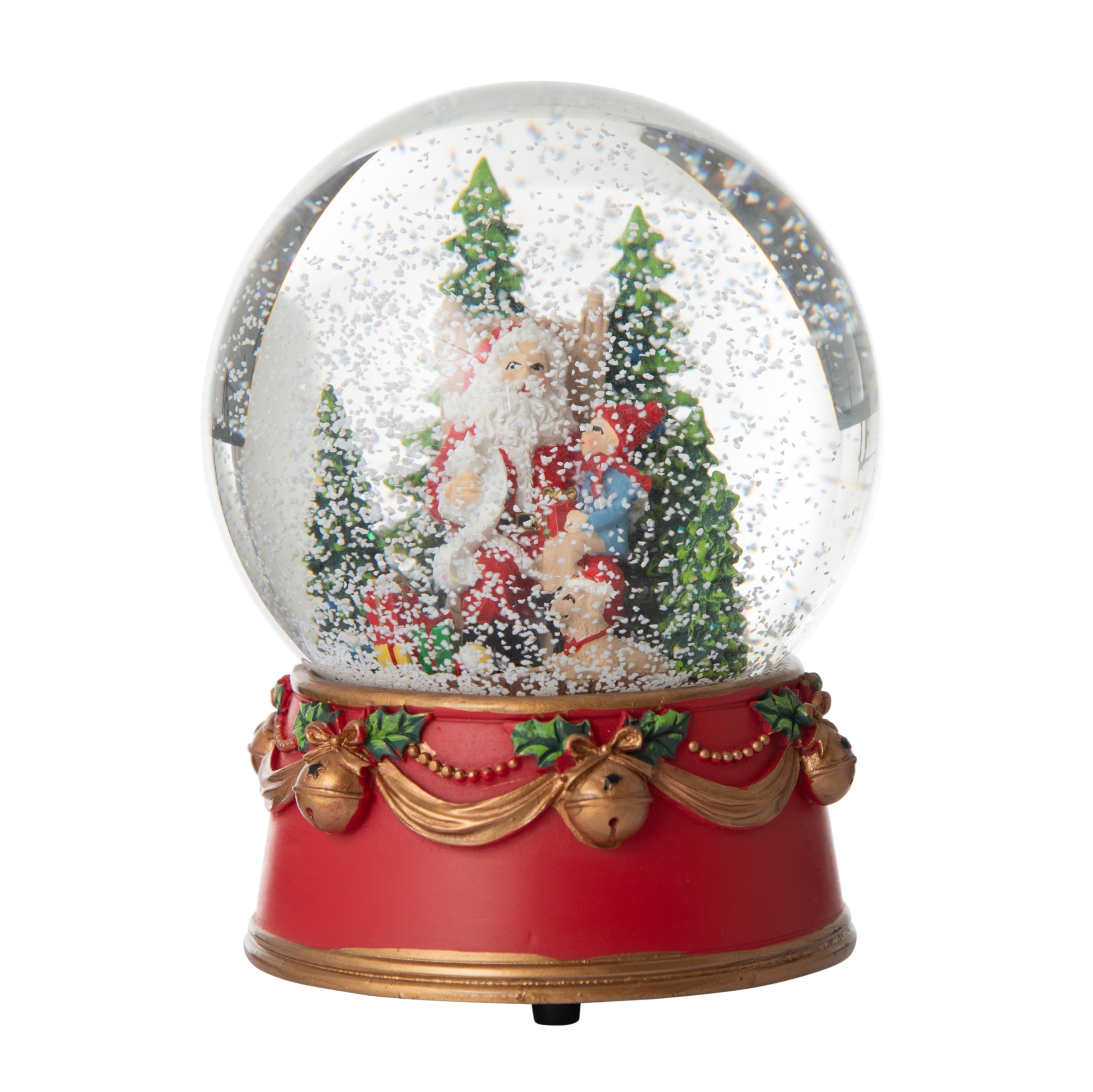 MÜZİKLİ NOEL BABA KAR KÜRESİ 12 CM