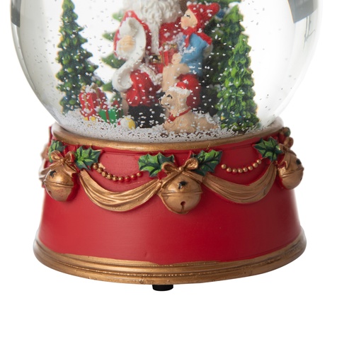  MÜZİKLİ NOEL BABA KAR KÜRESİ 12 CM