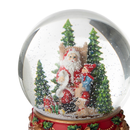  MÜZİKLİ NOEL BABA KAR KÜRESİ 12 CM