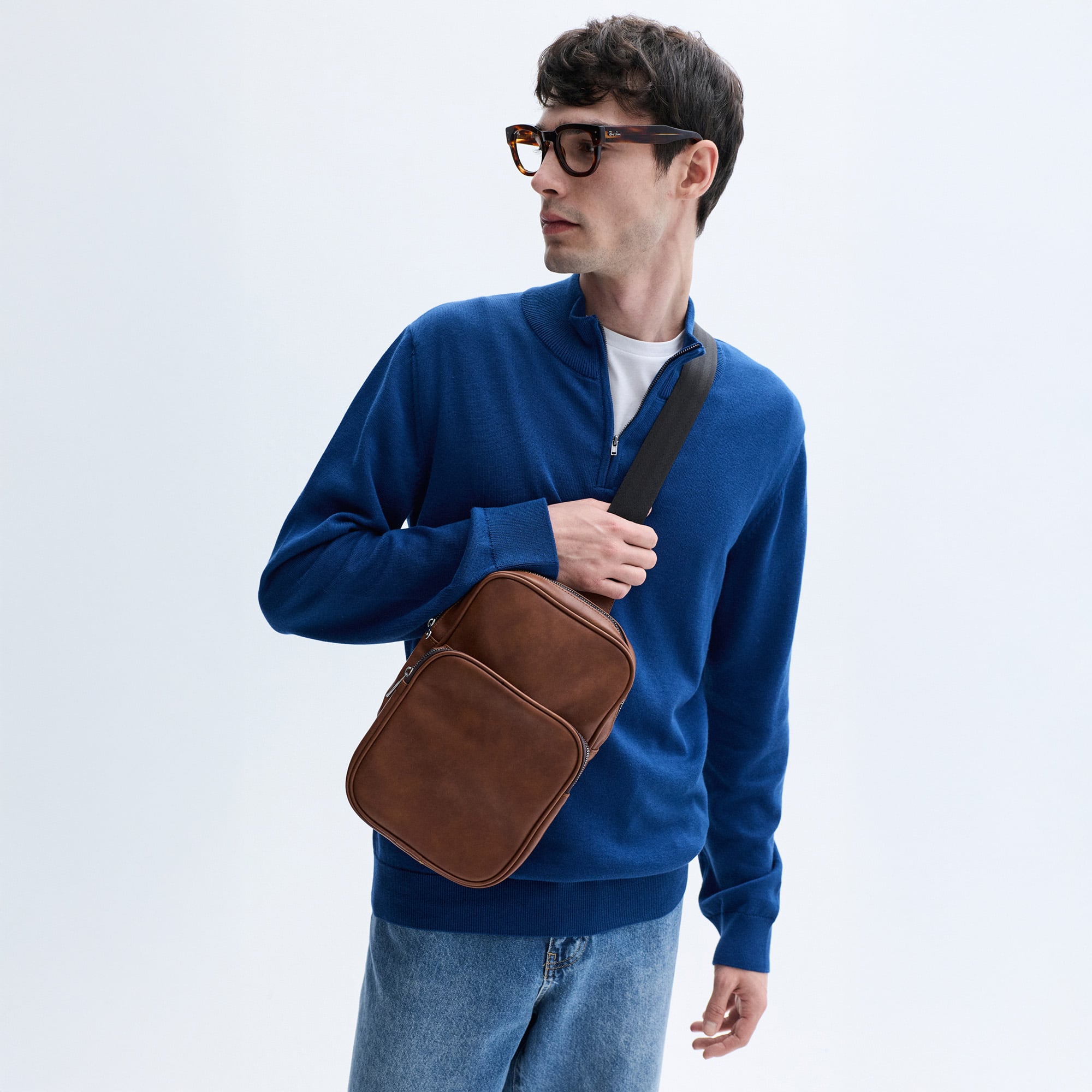 ÇİFT GÖZLÜ OMUZ ÇANTASI