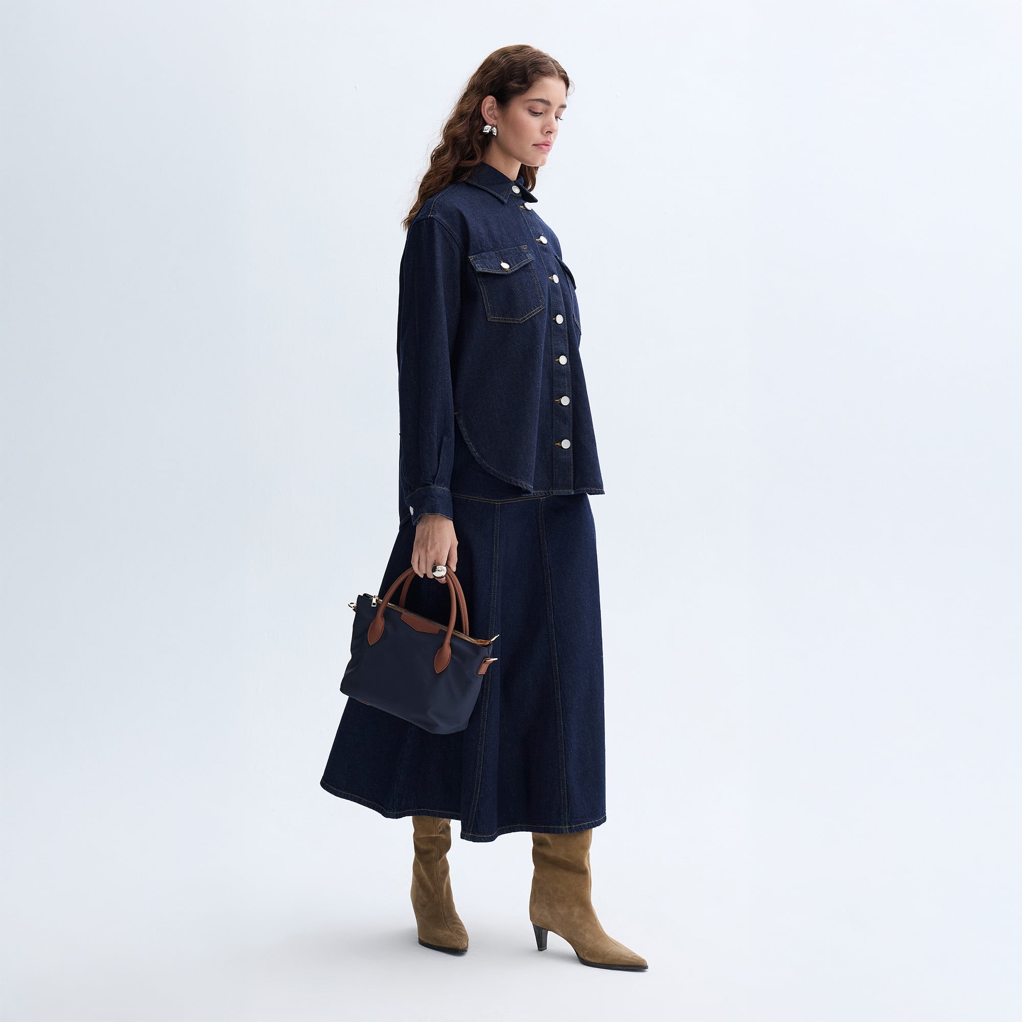 ÇIKARILABİLİR ASKILI OMUZ ÇANTASI