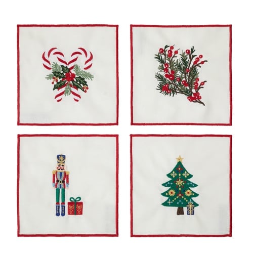 JOY NAKIŞLI KOKTEYL PEÇETE 4'LÜ