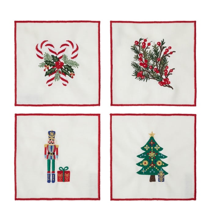 JOY NAKIŞLI KOKTEYL PEÇETE 4'LÜ