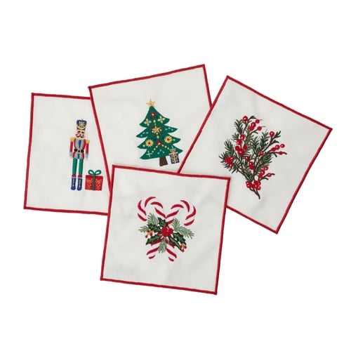 JOY NAKIŞLI KOKTEYL PEÇETE 4'LÜ