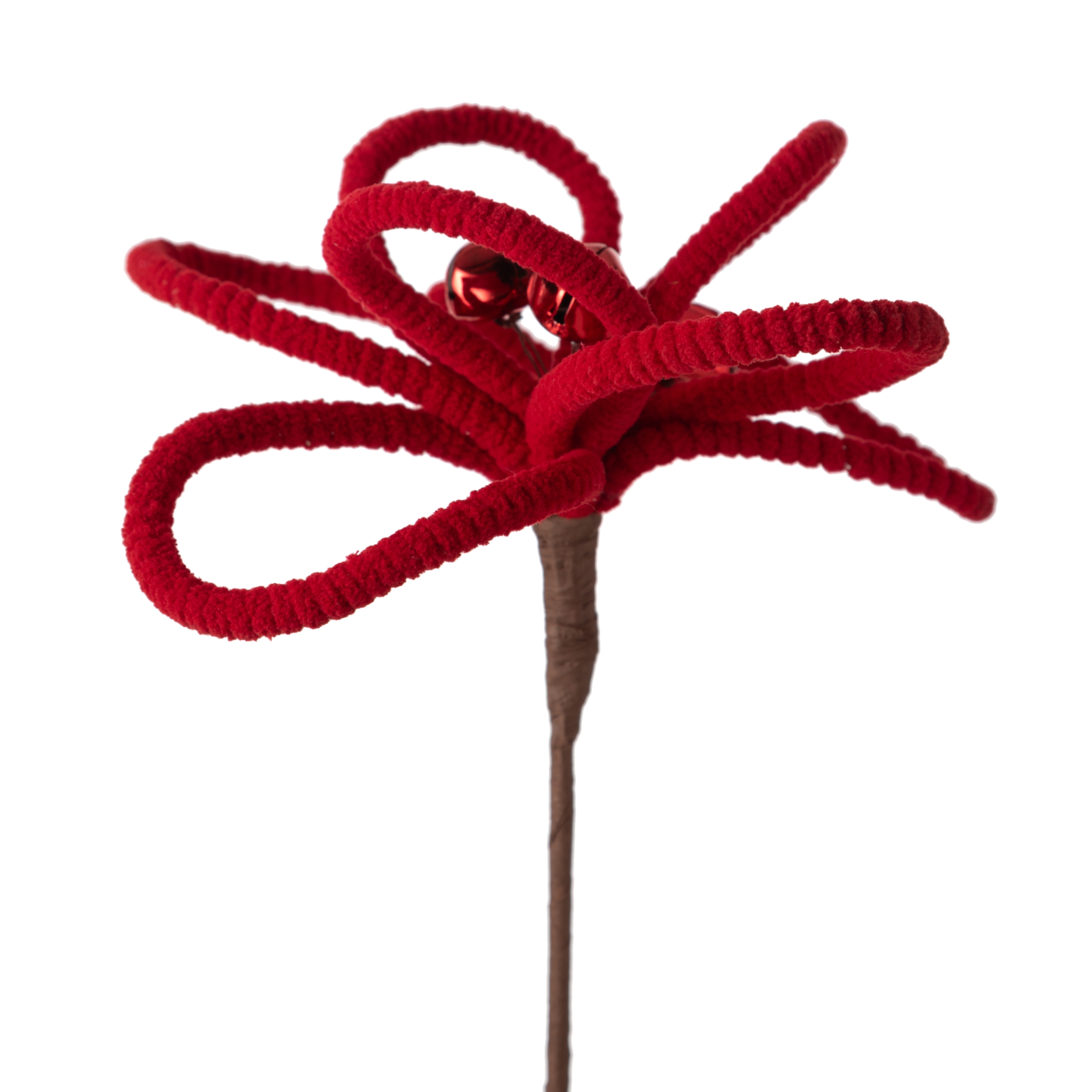 KIRMIZI KADİFE ÇİÇEK 24 CM