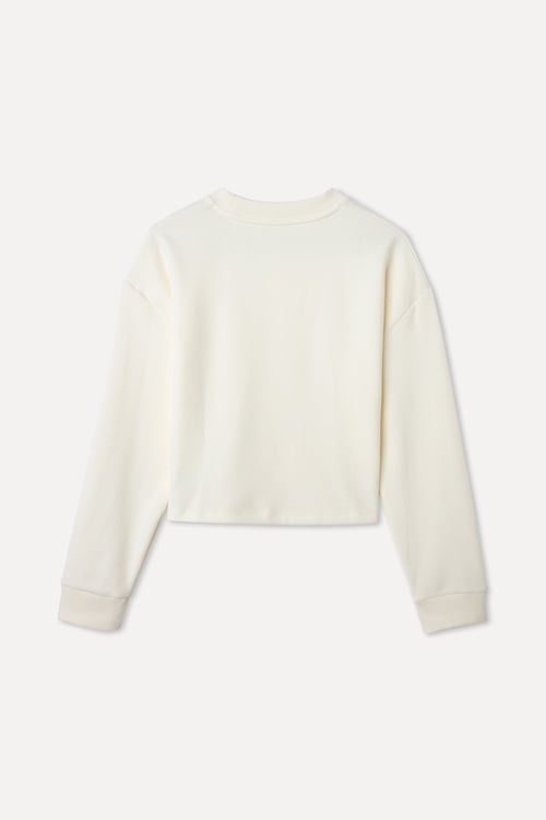 BİSİKLET YAKA SWEATSHIRT