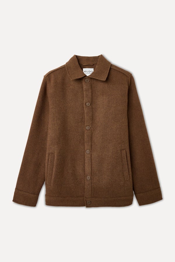 REGULAR FIT YÜN KARIŞIMLI CASUAL CEKET