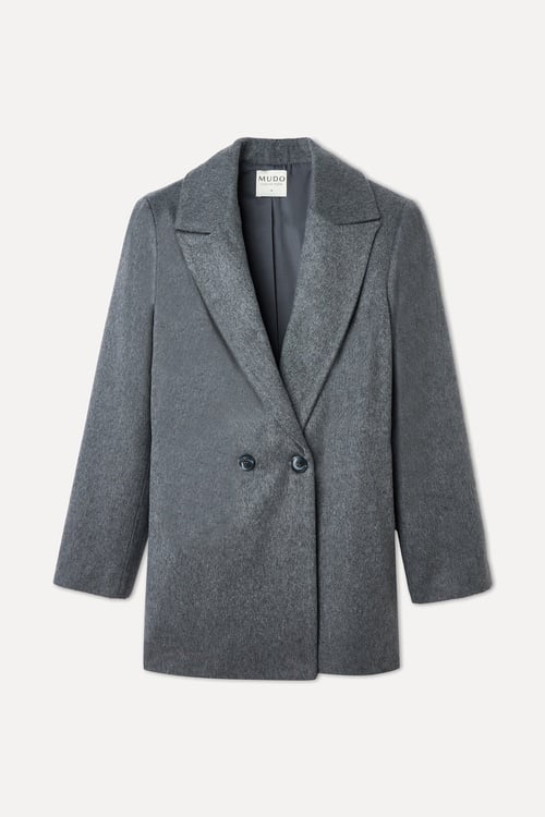 YÜN KARIŞIMLI OVERSIZE BLAZER CEKET