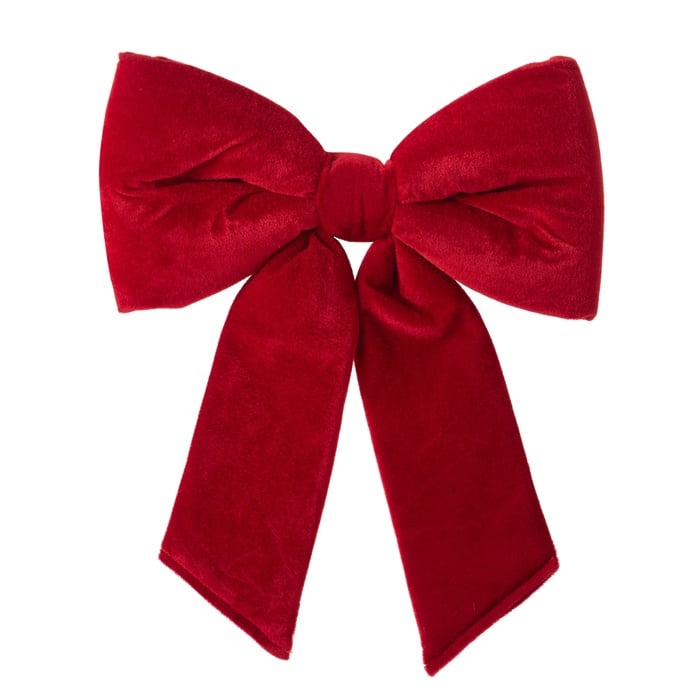 KIRMIZI KURDELE YILBAŞI AĞAÇ SÜSÜ 30 CM