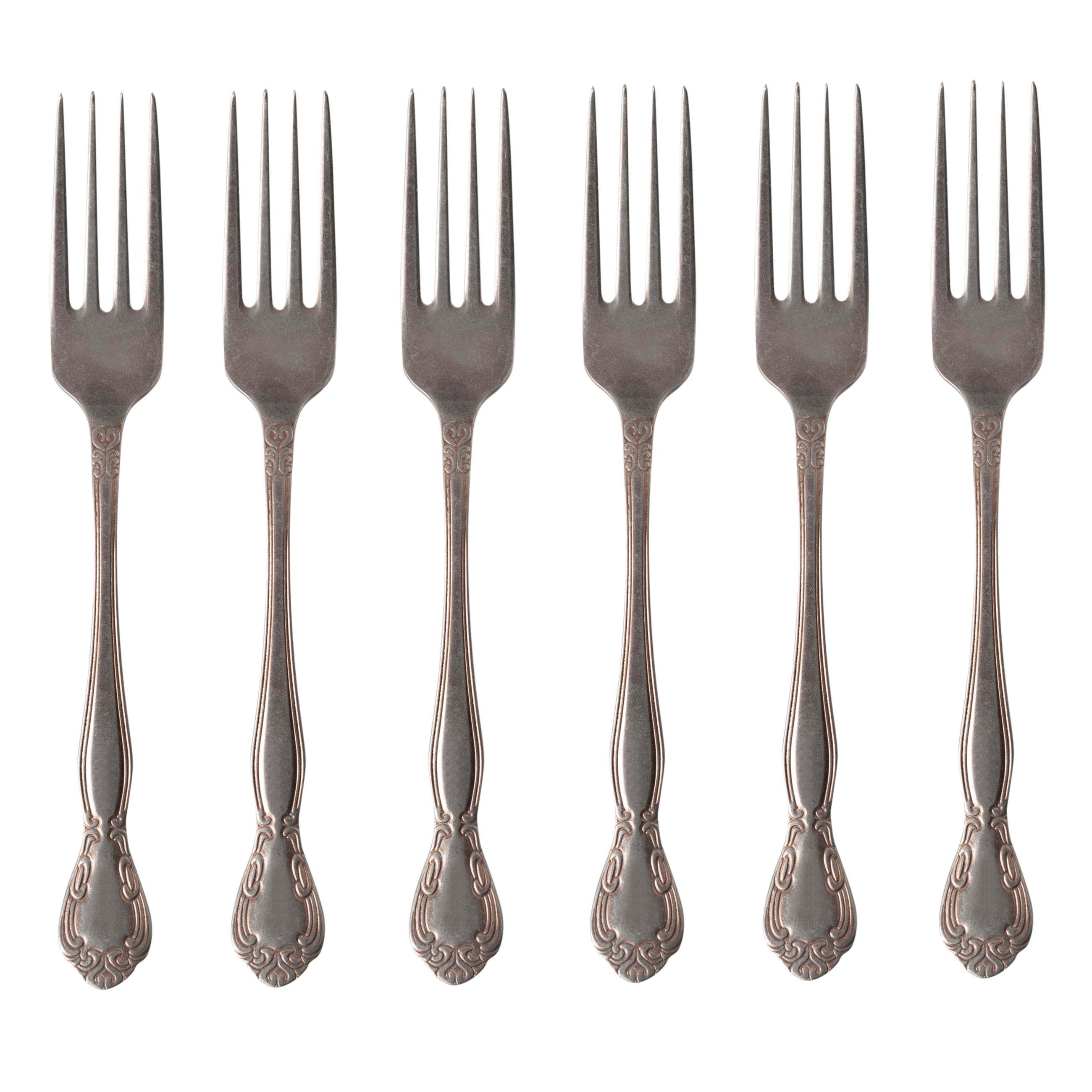 AURELIA ESKİTME GOLD YEMEK ÇATALI 6 LI SET