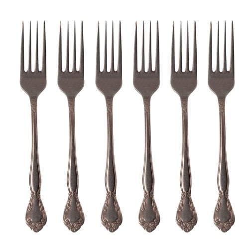 AURELIA ESKİTME GOLD TATLI ÇATALI 6 LI SET