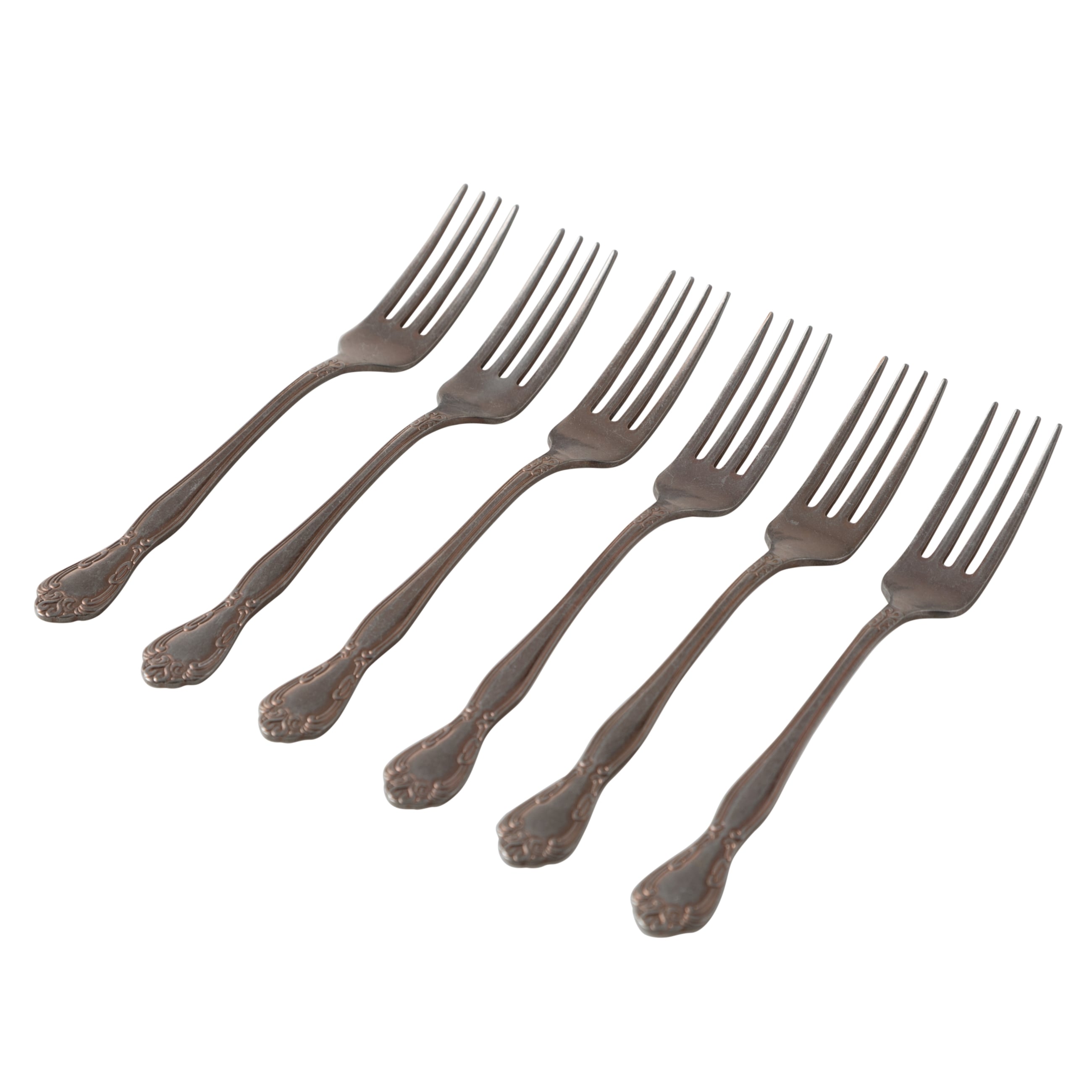 AURELIA ESKİTME GOLD TATLI ÇATALI 6 LI SET