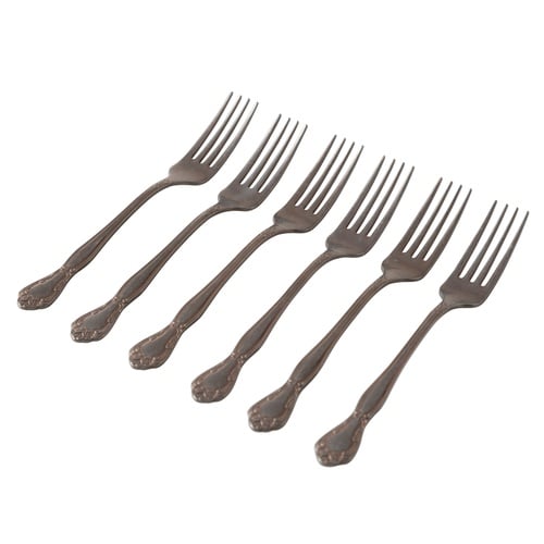 AURELIA ESKİTME GOLD TATLI ÇATALI 6 LI SET