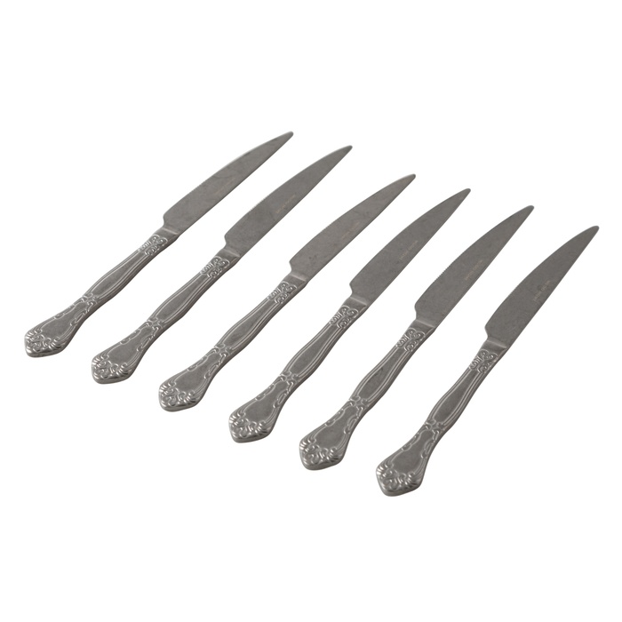 LIVIANA ESKİTME  YEMEK BIÇAĞI 6 LI SET