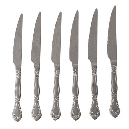 LIVIANA ESKİTME  YEMEK BIÇAĞI 6 LI SET