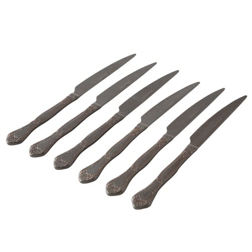 AURELIA ESKİTME GOLD YEMEK BIÇAĞI 6 LI SET