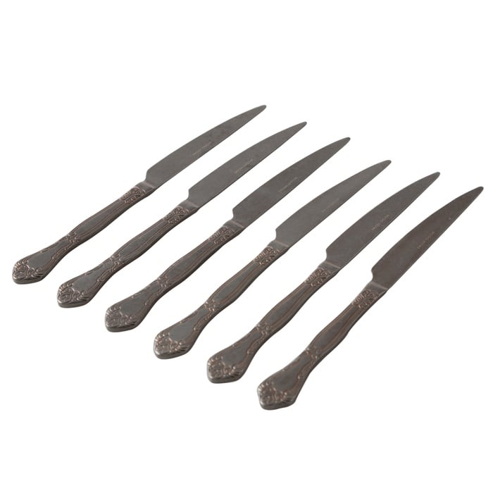 AURELIA ESKİTME GOLD YEMEK BIÇAĞI 6 LI SET