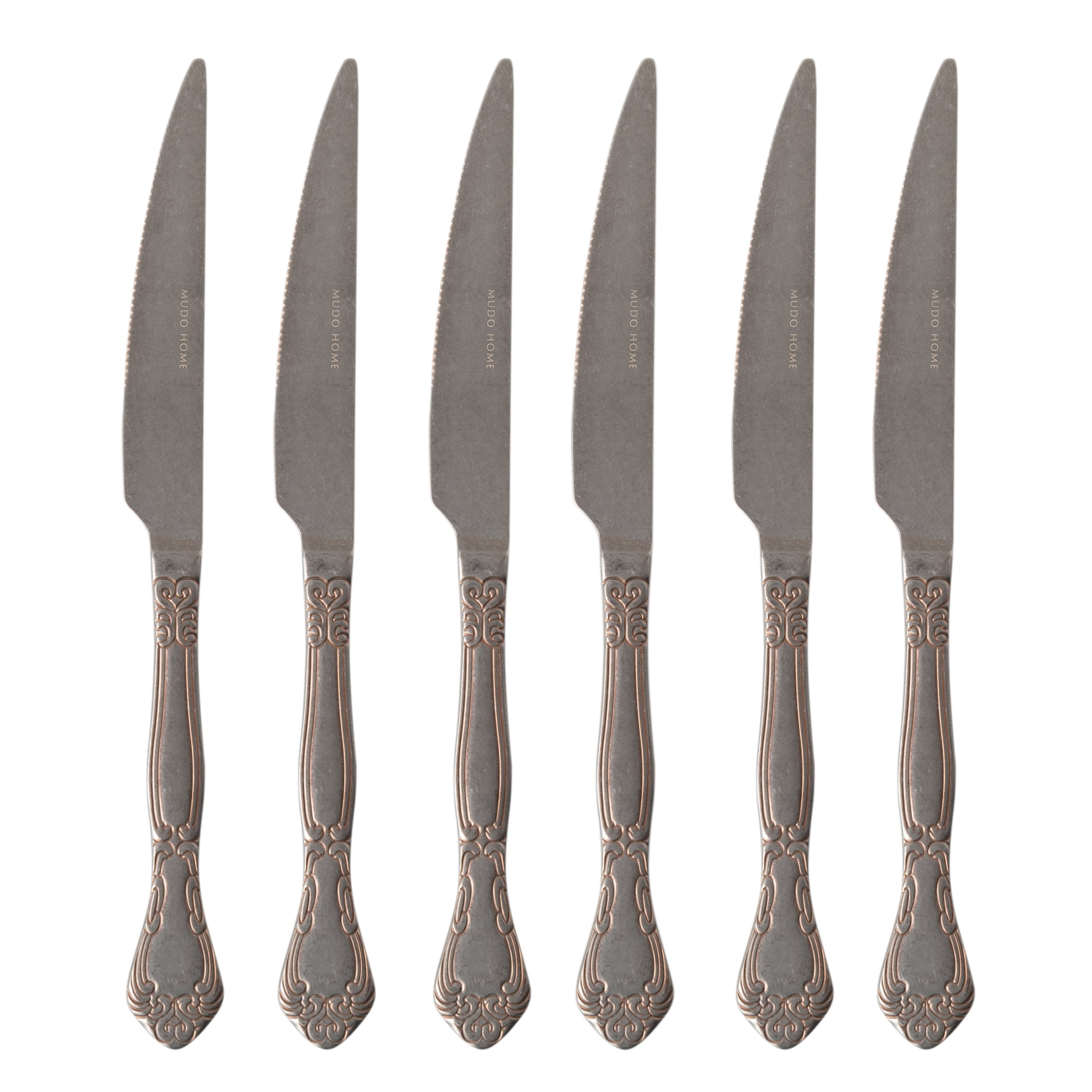 AURELIA ESKİTME GOLD YEMEK BIÇAĞI 6 LI SET