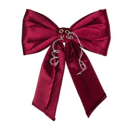 BORDO KURDELE YILBAŞI AĞAÇ SÜSÜ 40 CM