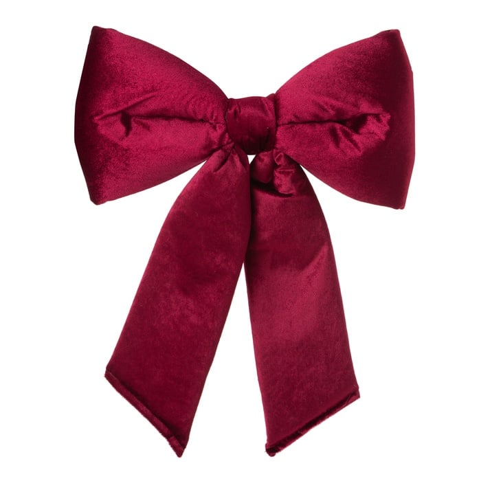 BORDO KURDELE YILBAŞI AĞAÇ SÜSÜ 40 CM