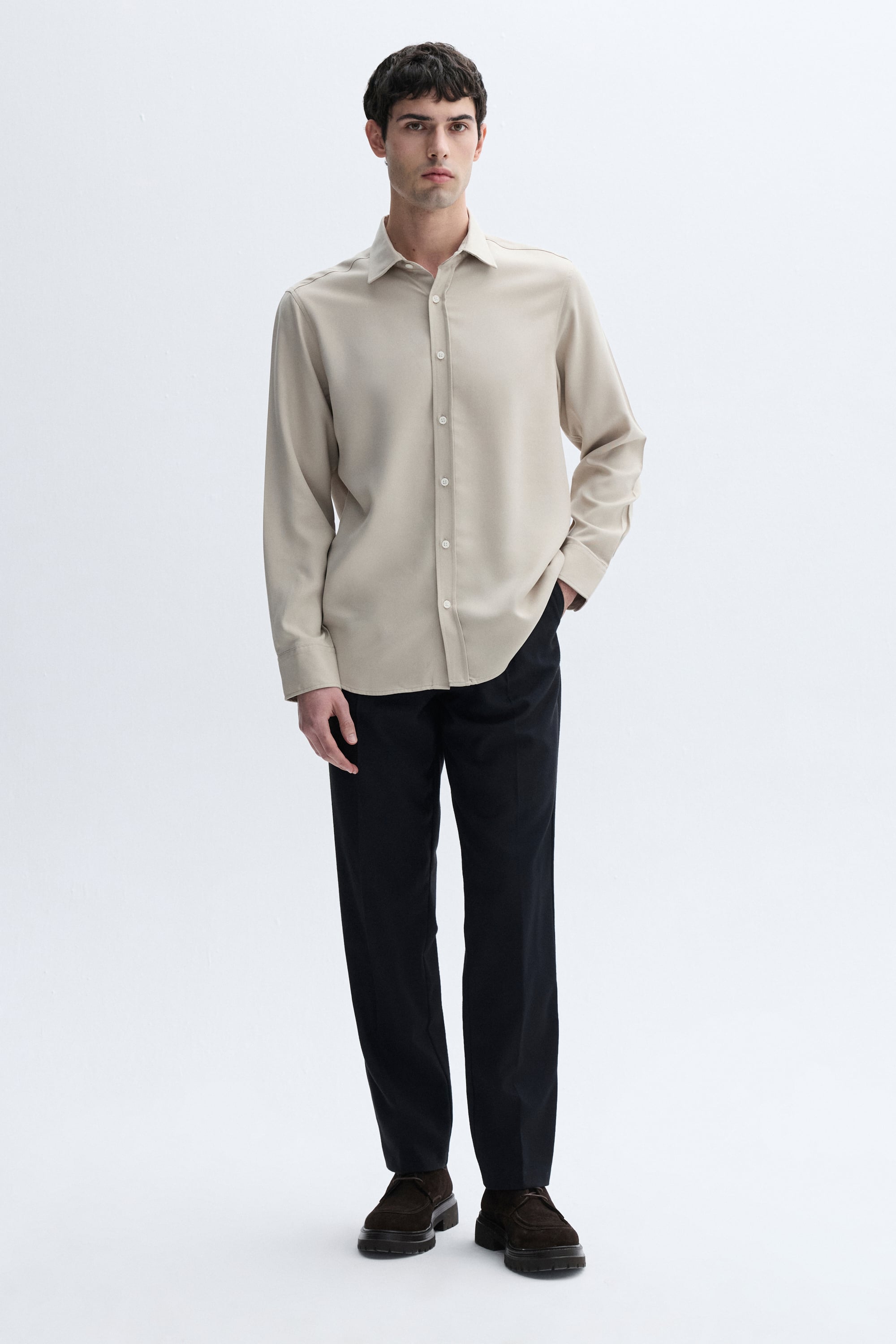 LİYOSEL REGULAR FIT UZUN KOLLU GÖMLEK