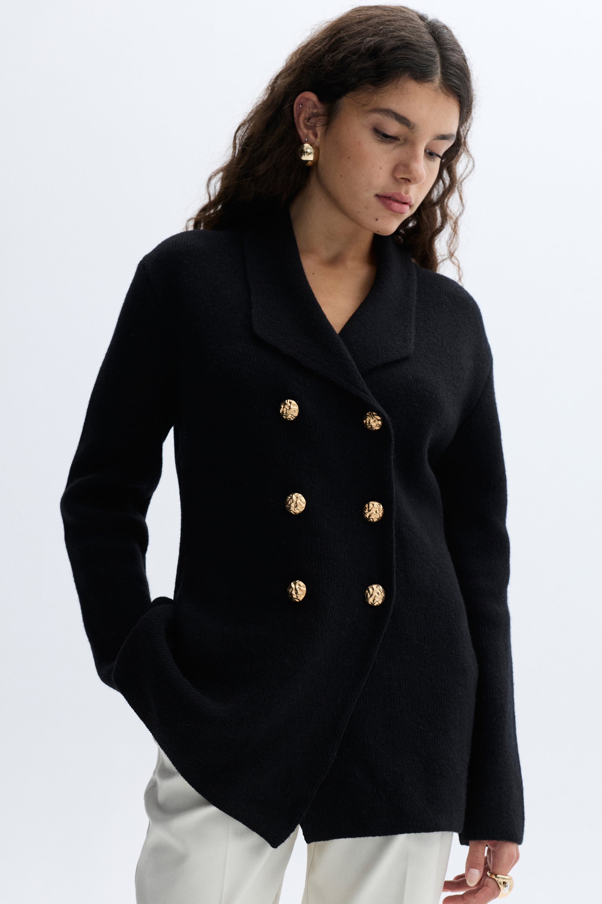 FITTED YÜNLÜ CASUAL CEKET