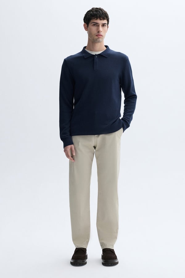 TAPERED FIT CHINO PANTOLON