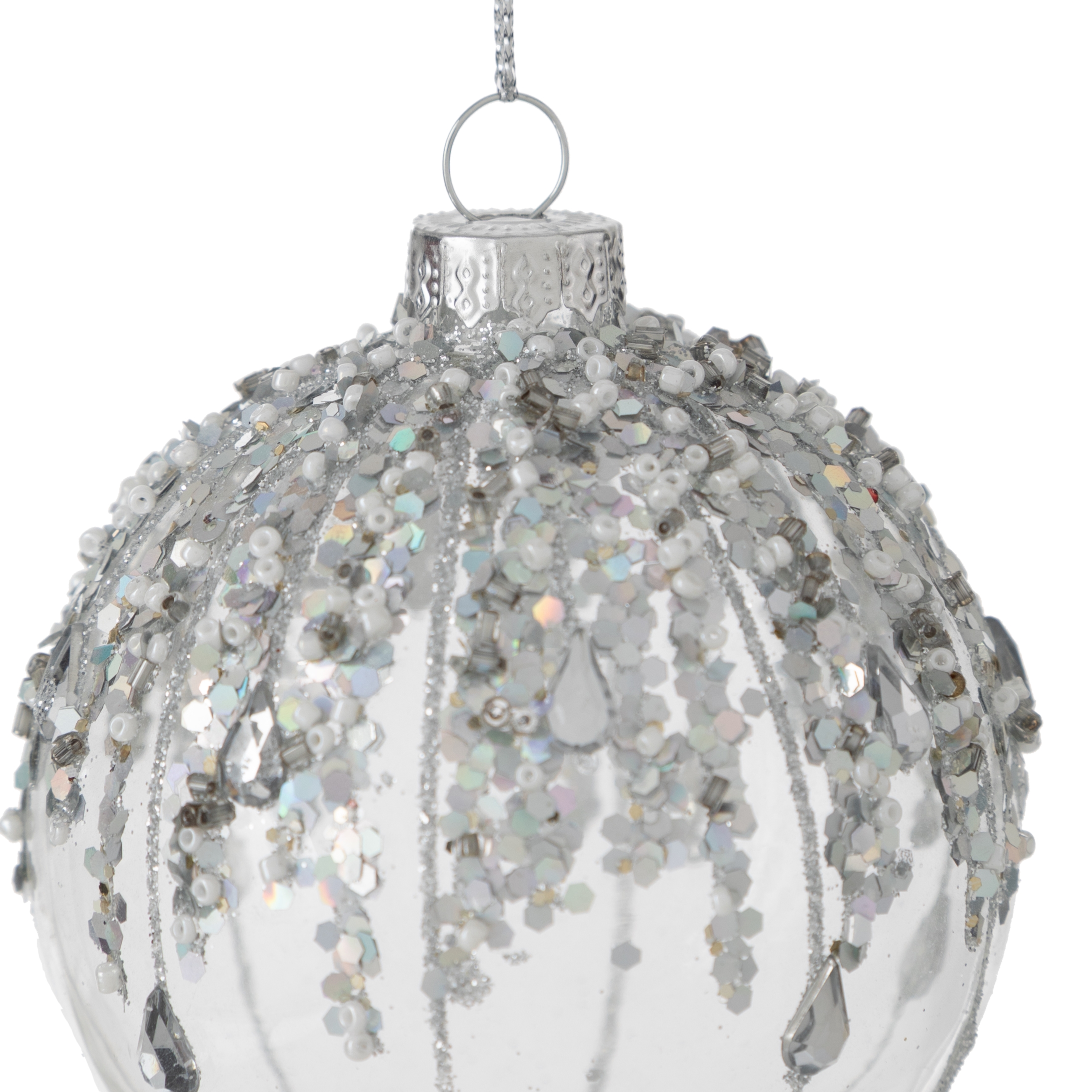 GLITTER AĞAÇ SÜSÜ 8 CM