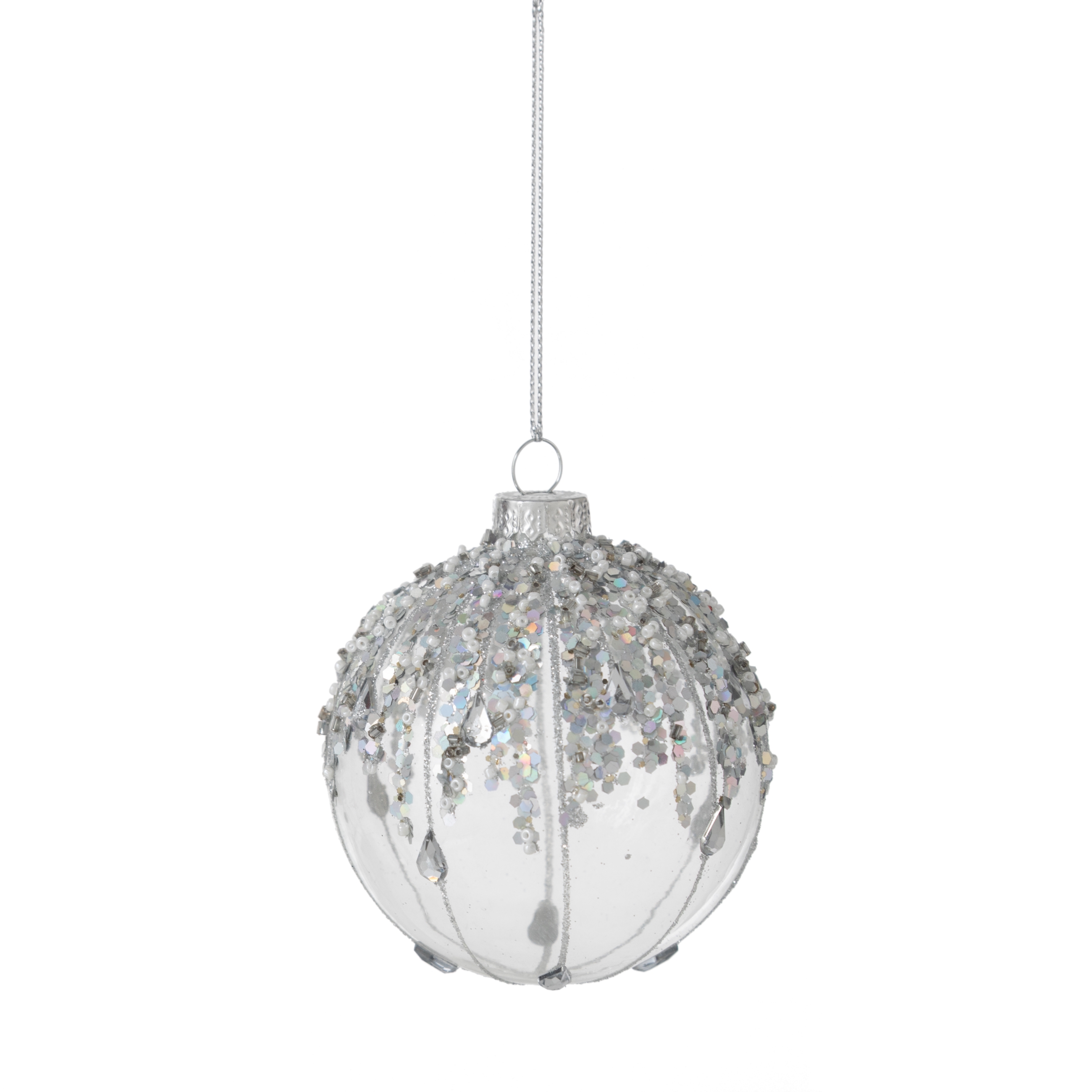 GLITTER AĞAÇ SÜSÜ 8 CM