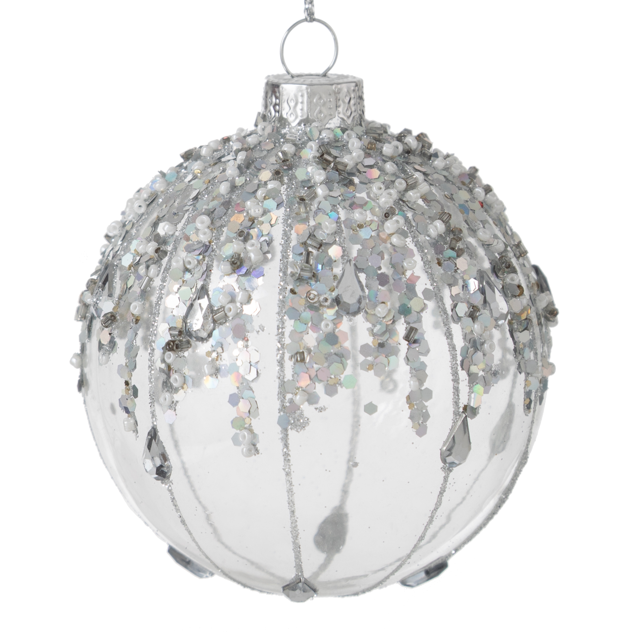 GLITTER AĞAÇ SÜSÜ 8 CM