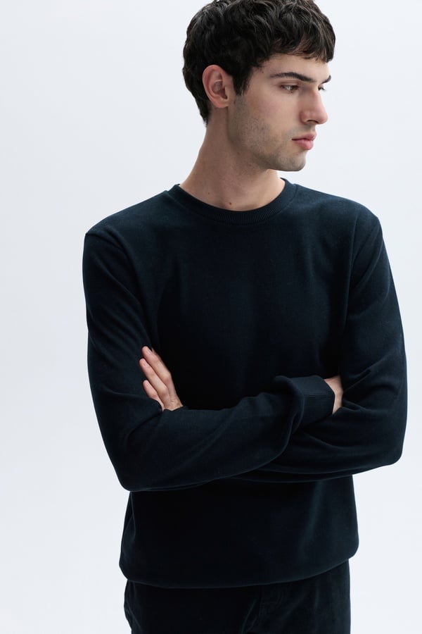 BİSİKLET YAKA SWEATSHIRT