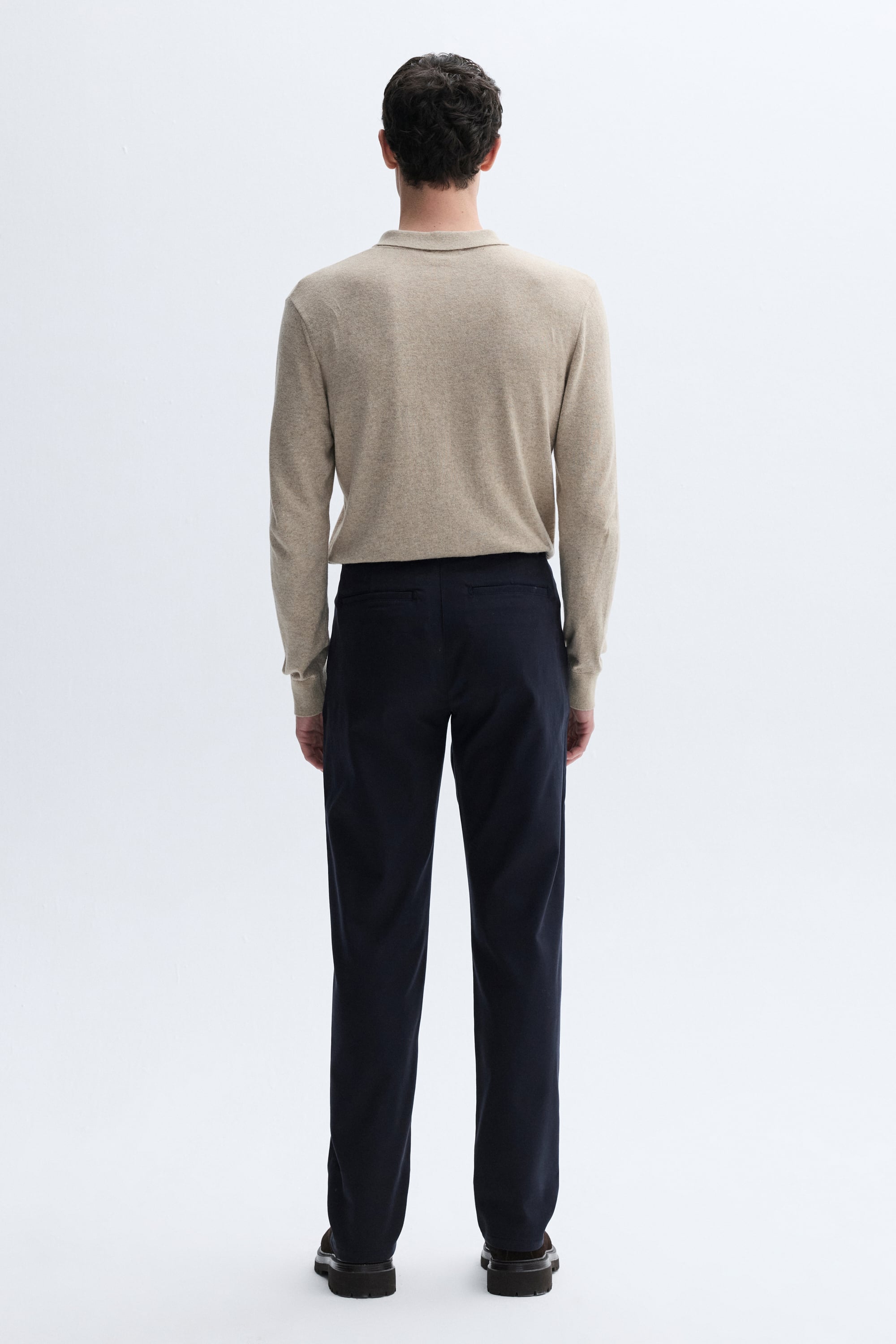 DÜĞMELİ POLO YAKA KAZAK