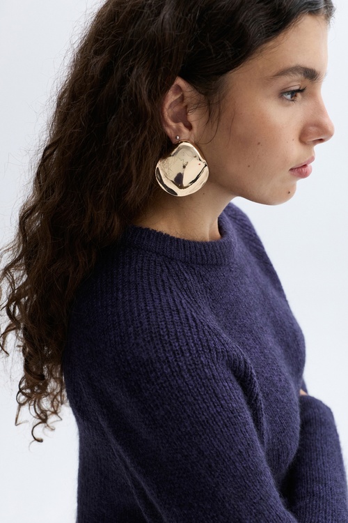  LOOSE FIT BİSİKLET YAKA KAZAK