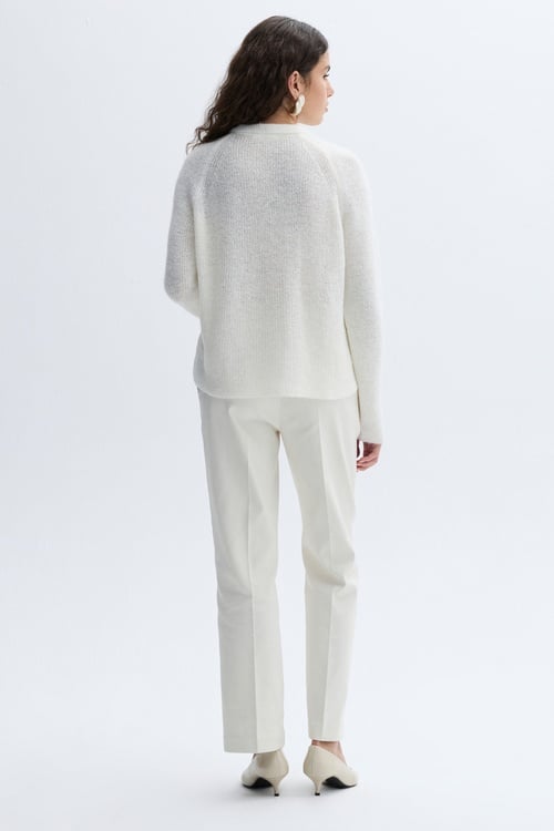 LOOSE FIT BİSİKLET YAKA KAZAK