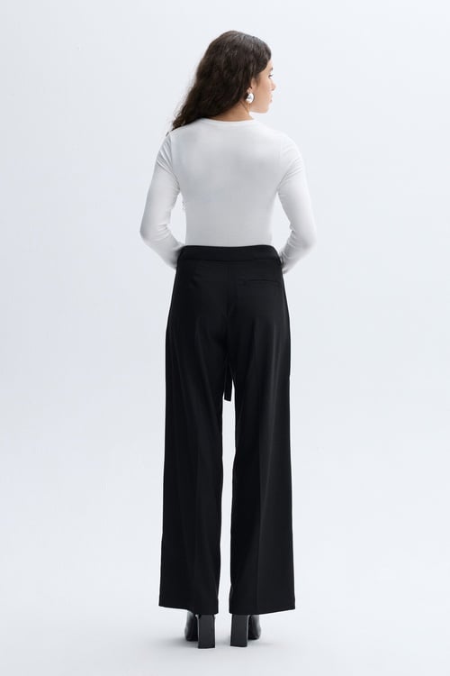 WIDE LEG KRUVAZE DETAYLI PANTOLON