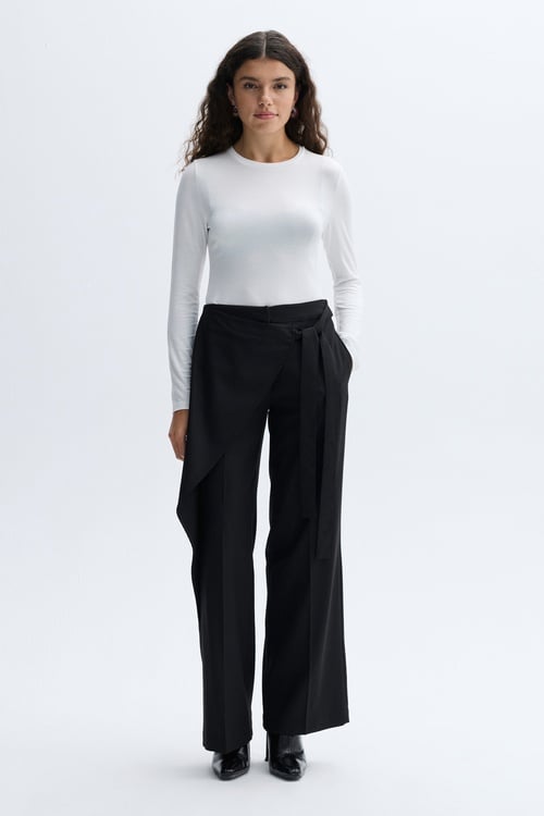 WIDE LEG KRUVAZE DETAYLI PANTOLON