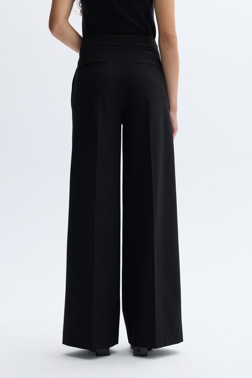 WIDE LEG PİLELİ PANTOLON