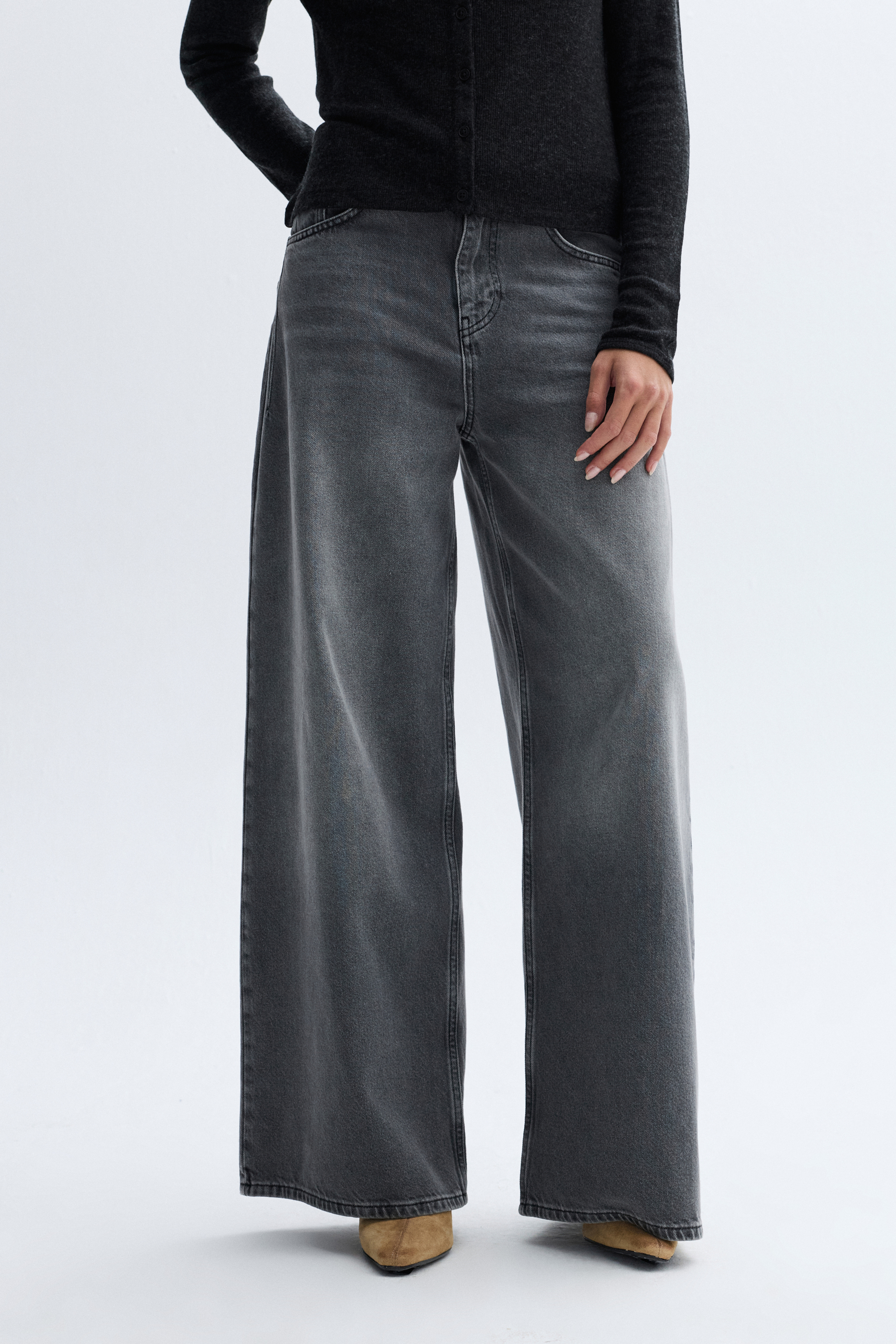 WIDE LEG JEAN PANTOLON