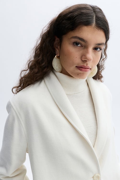 DİK YAKA UZUN KAŞE KABAN