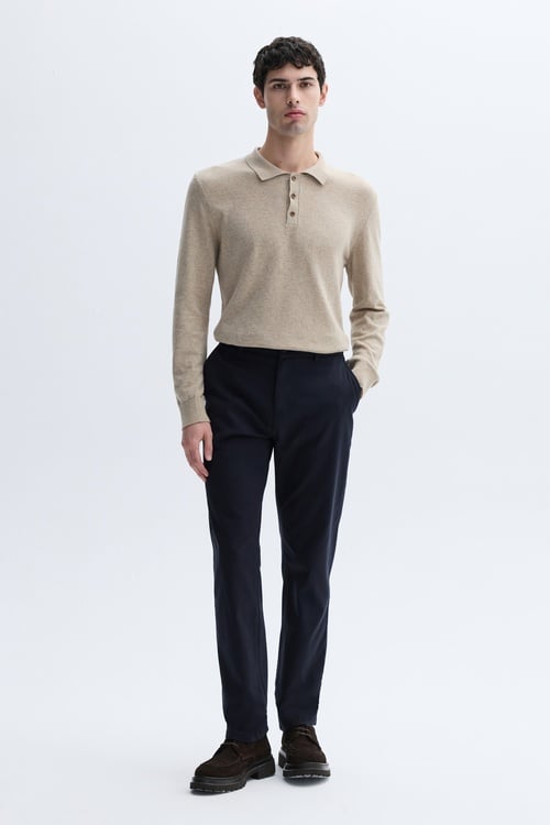 LİYOSEL KARIŞIMLI SLIM STRAIGHT CHINO PANTOLON