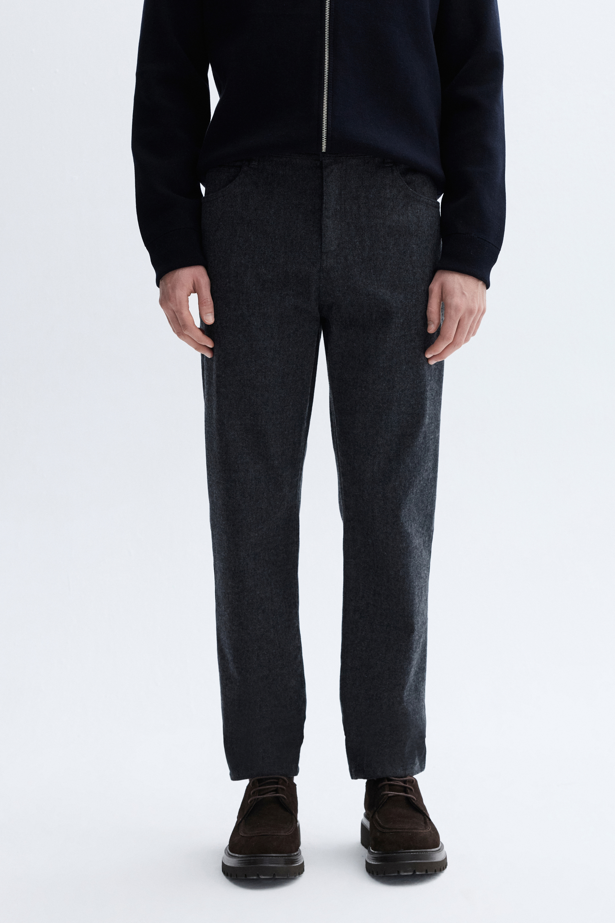 SLIM STRAIGHT FIT PANTOLON