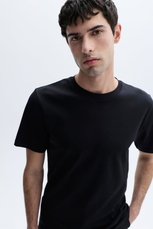 BİSİKLET YAKA T-SHIRT