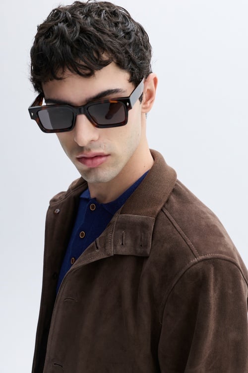 HAKİKİ DERİ SÜET DOKULU CEKET