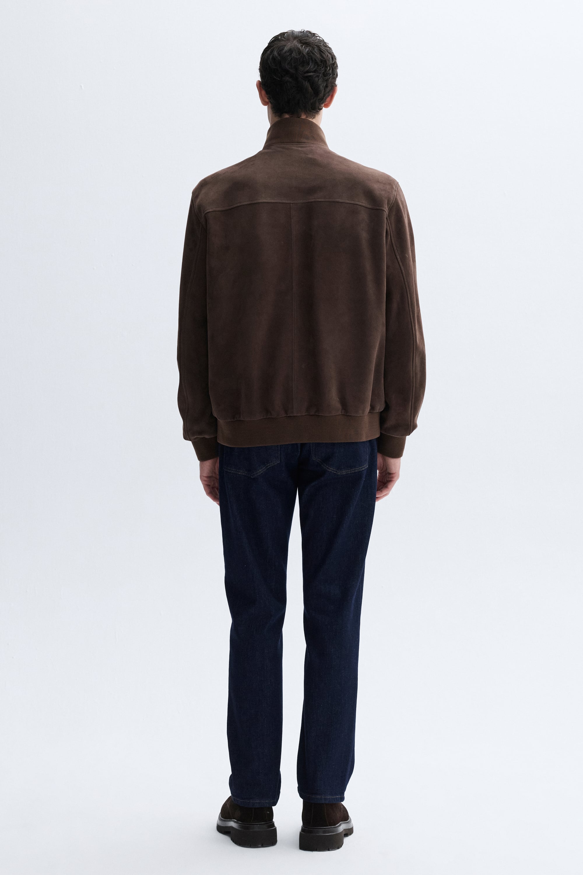 HAKİKİ DERİ SÜET DOKULU CEKET