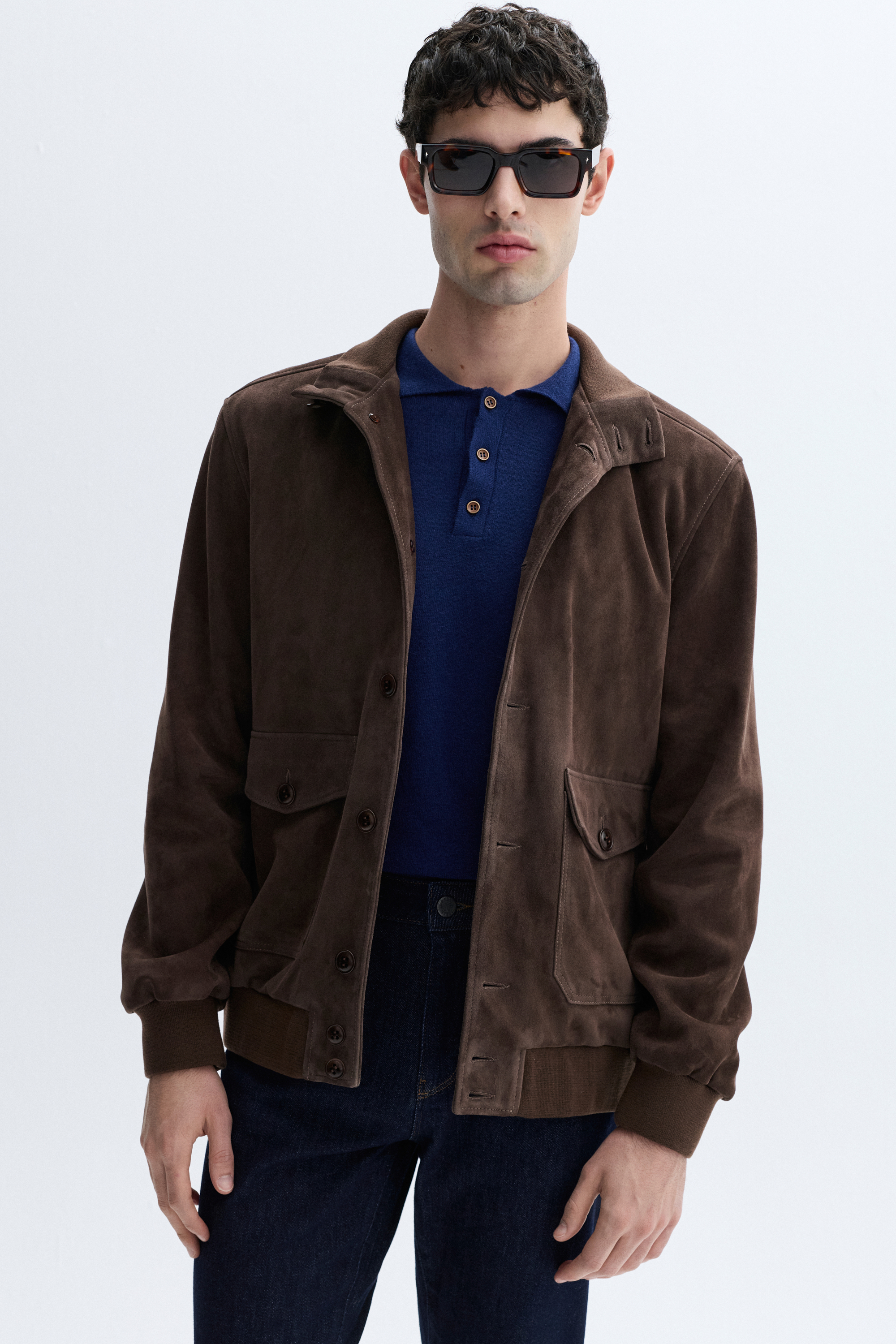 HAKİKİ DERİ SÜET DOKULU CEKET