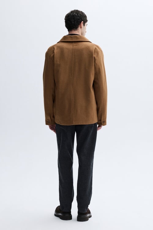 YÜN KARIŞIMLI CASUAL CEKET